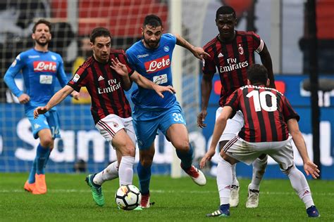 Ac milan vs napoli - Ismaël Bennacer's first-half strike gave AC Milan a narrow first-leg win at home to ten-man Napoli in an all-Italian Champions League quarter-final.